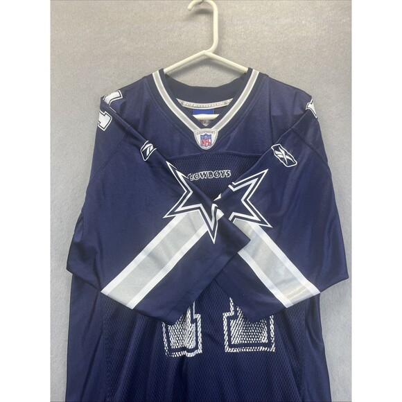 Dallas Cowboys Equipment Jersey M Blue Drew Bledsoe Reebok NFL Football #11 VTG - Picture 3 of 15